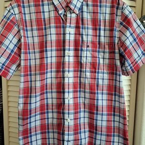 Men's Izod Plaid Shirt XL New